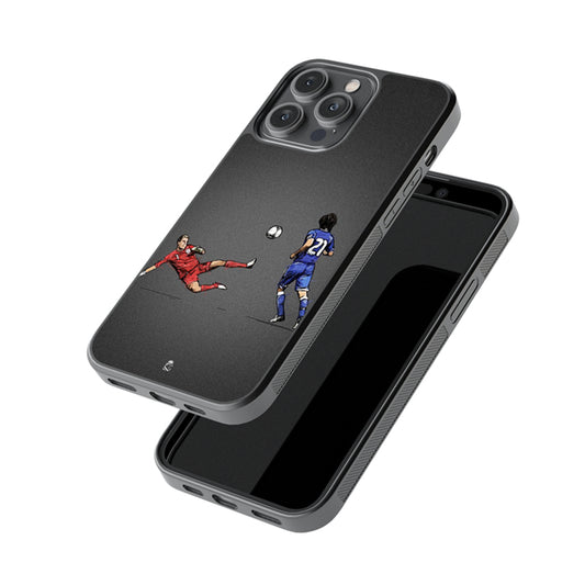 Football Players Glossy Metal Case