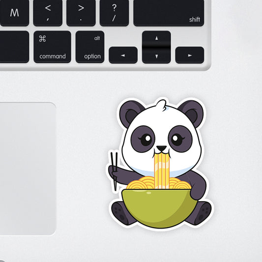 Foodie Panda Laptop Sticker
