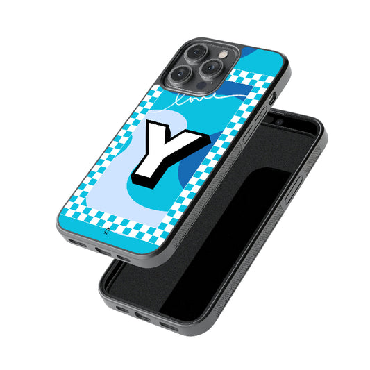 Alphabet - Y Glossy Metal Case