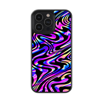 Psychedelic Graphic Glossy Metal Case