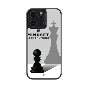 Mindset Is Everything Glossy Metal Case