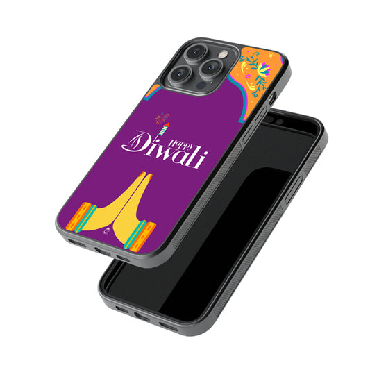 Happy Diwali Glossy Metal Case