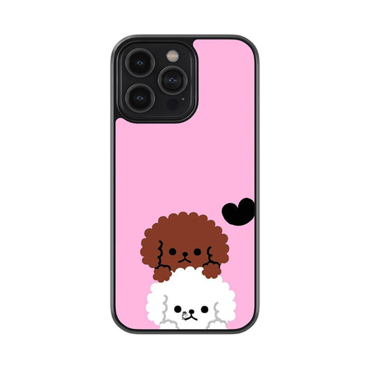 Bichon Frise Duo Glossy Metal Case