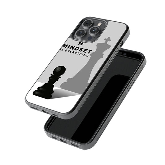 Mindset Is Everything Glossy Metal Case