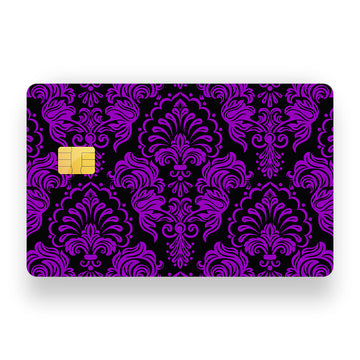 Purple Motif Debit Card Skin