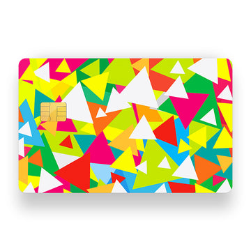 Colourful prism Debit Card Skin