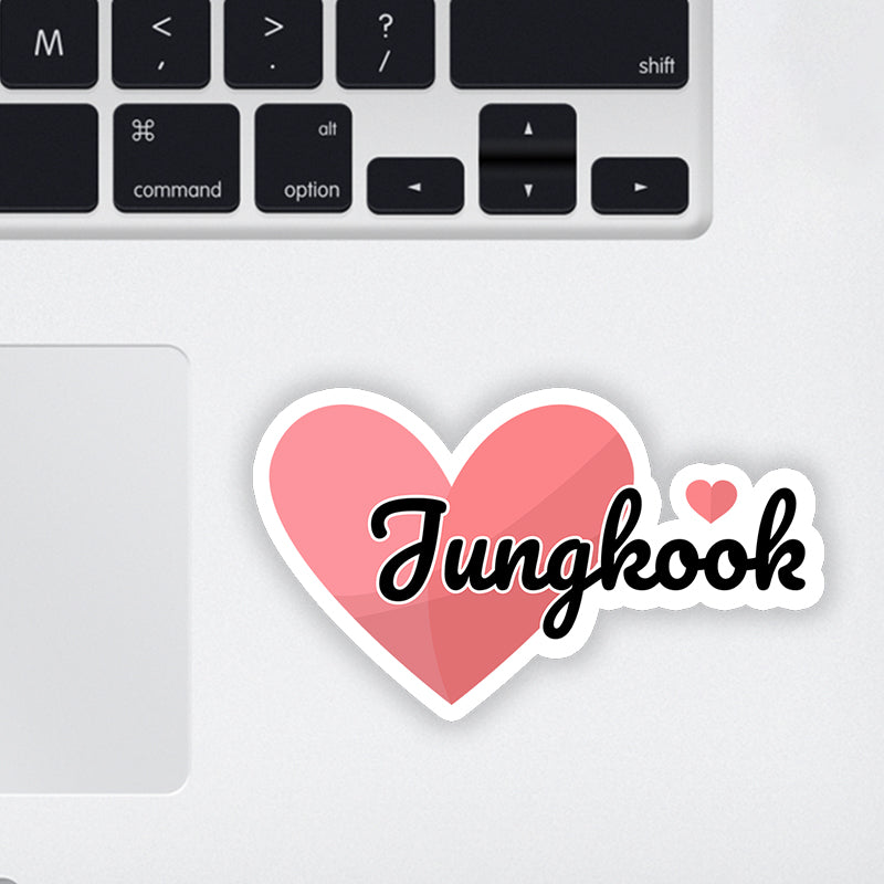 Jungkook Laptop Sticker