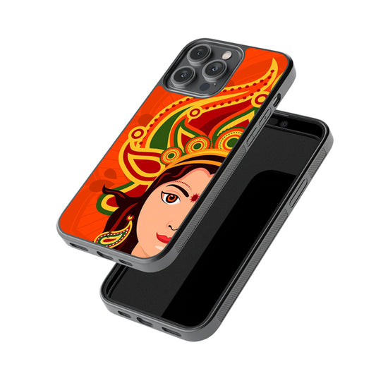 God Durga Devi Glossy Metal Case