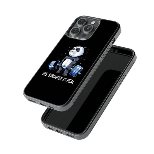 The Struggle Is Real glossy metal case