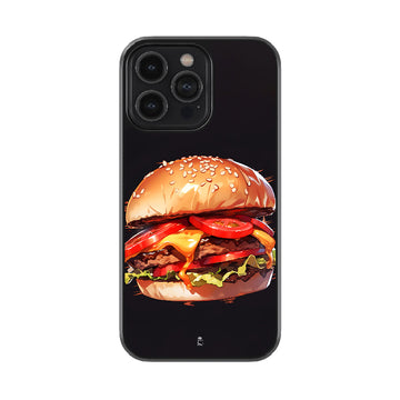Burger Lovers Glossy Metal Case
