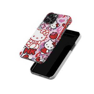 Hello Kitty Collage Slim Hard Case