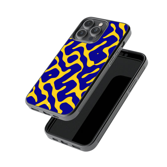 Abstract Maze  Glossy Metal Case