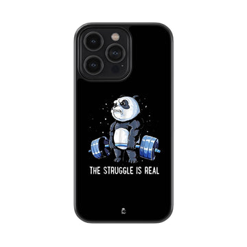 The Struggle Is Real glossy metal case