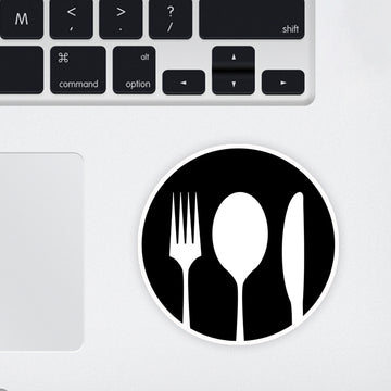 Always Ready for Food Laptop Sticker