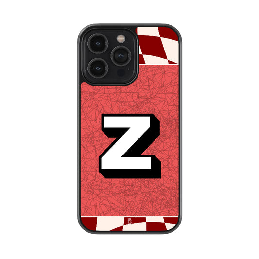 Alphabet - Z Glossy Metal Case