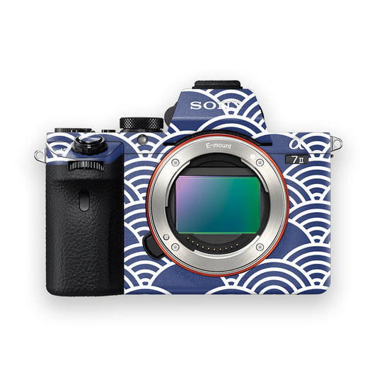 Blue Radial Arc Camera Skin