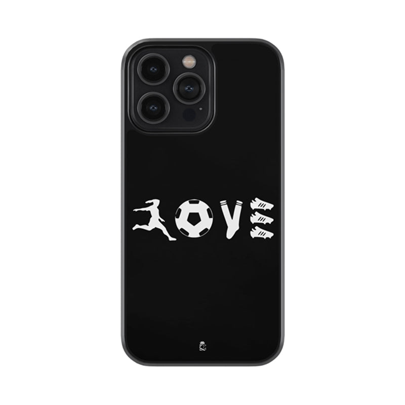 Football Love Glossy Metal Case