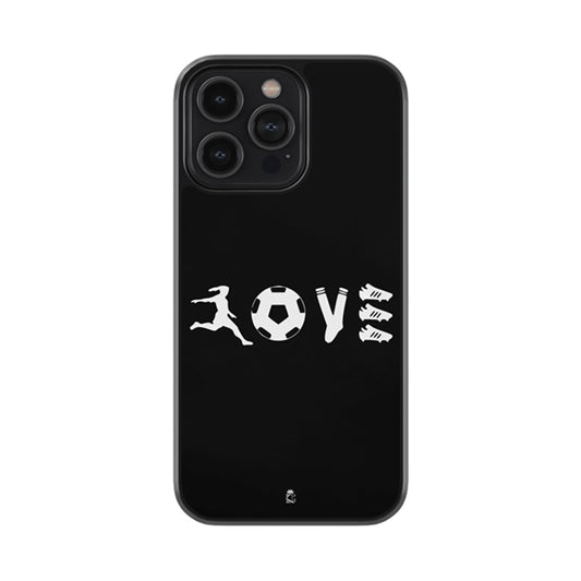 Football Love Glossy Metal Case