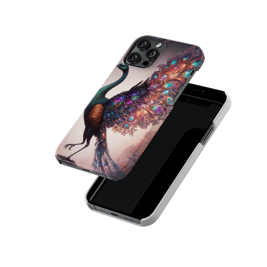 Crystal Peacock Slim Hard Case