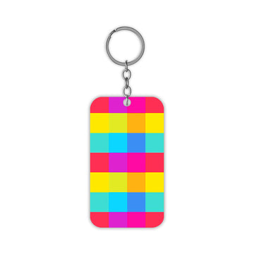 Colourful Check Box Keychain