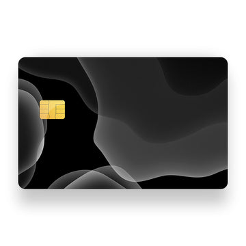 Black and Grey Cool Pattern Debit Card Skin
