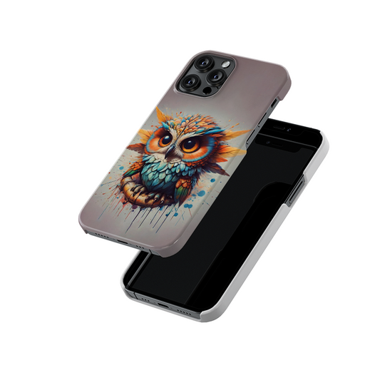 Colourful Owl Slim Hard Case