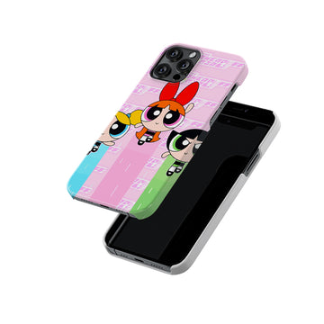 Action Power Puff Girls Slim Hard Case