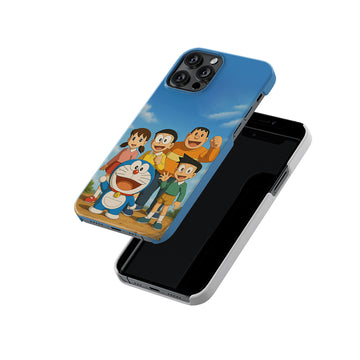 Happy Family Doraemon Slim Hard Case