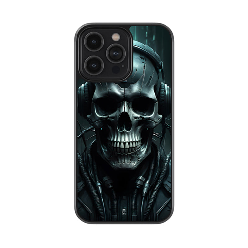 Skull Head Glossy Metal Case