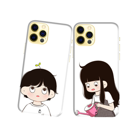 Planting Slim Hard Couple Phone Case