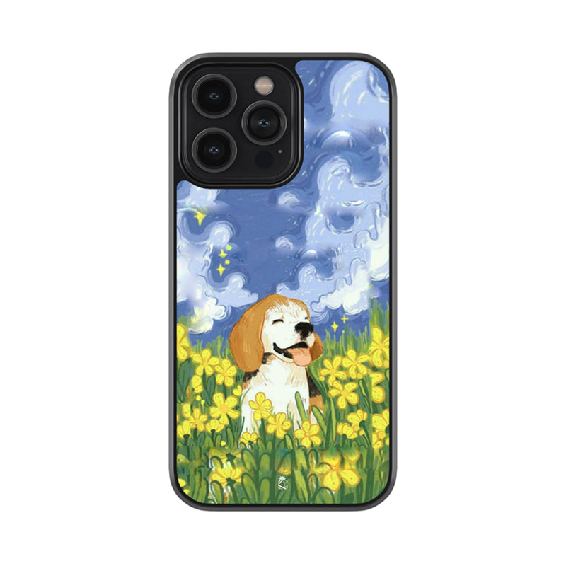 Pleasant Beagle Glossy Metal Case
