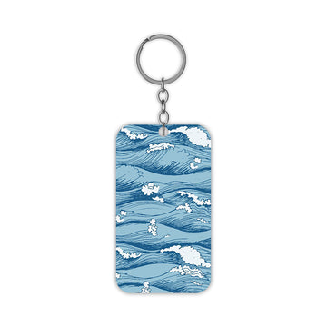 Sea Waves Keychain