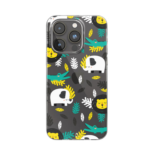 Miniature Jungle Clear Silicone Case