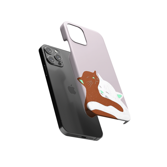 Meow Couple Slim Hard Case