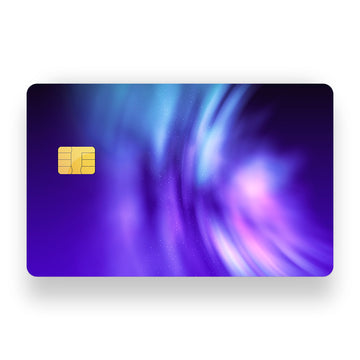 Purple Aura Debit Card Skin