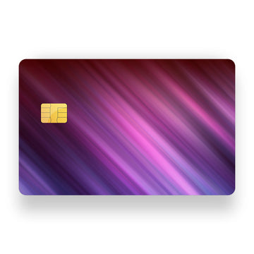 Magenta Rays Debit Card Skin
