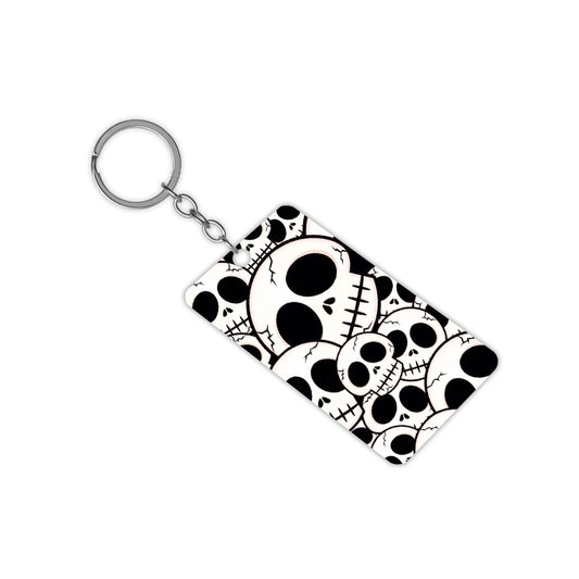 Skull Pattern Keychain