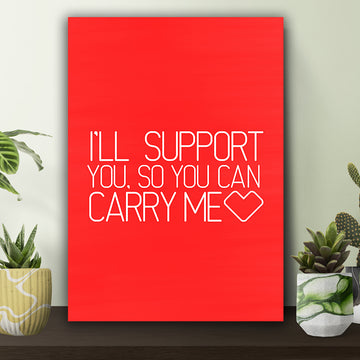 I Will Support Poster