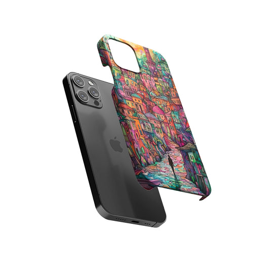 Vibrant, stylized painting Slim Hard Case
