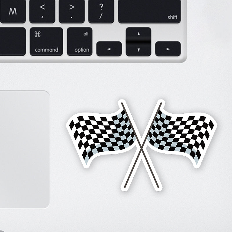 Winning Flag Laptop Sticker
