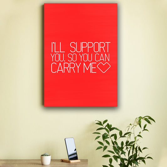 I Will Support Poster