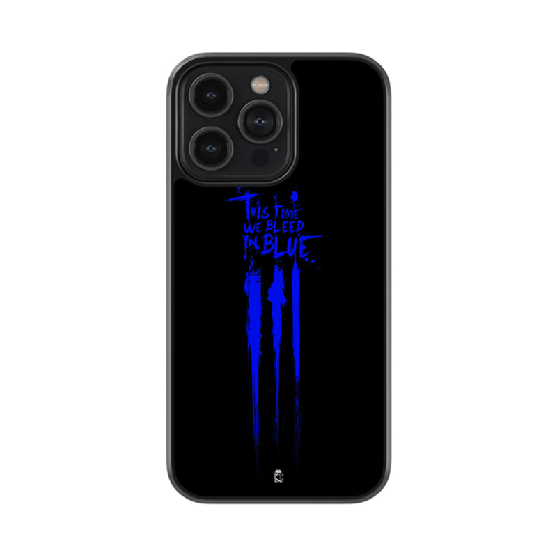 Bleed Blue Glossy Metal Case