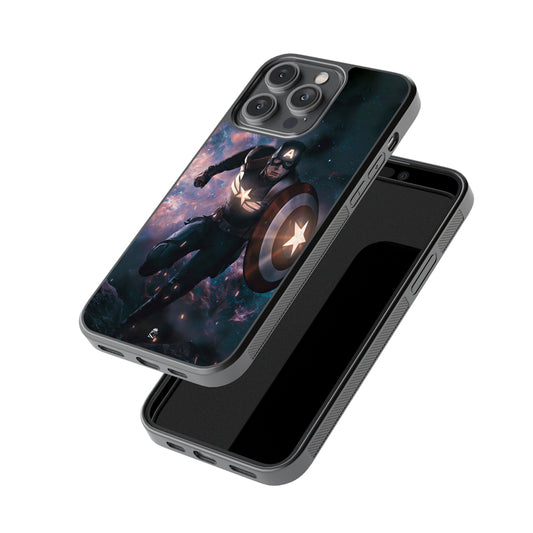 Captain America the Hero Glossy Metal Case