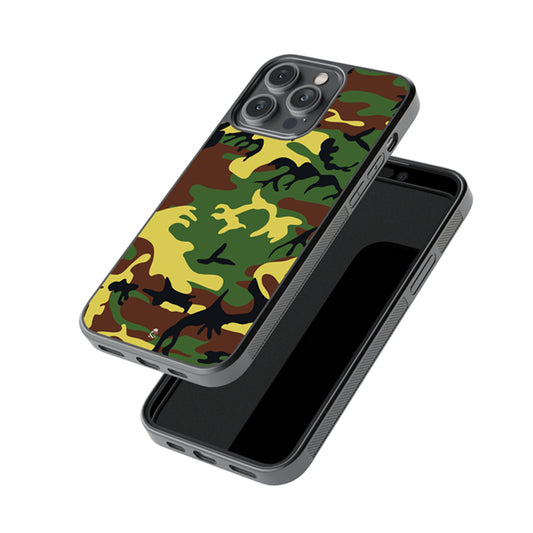 Camouflage Camo Glossy Metal Case