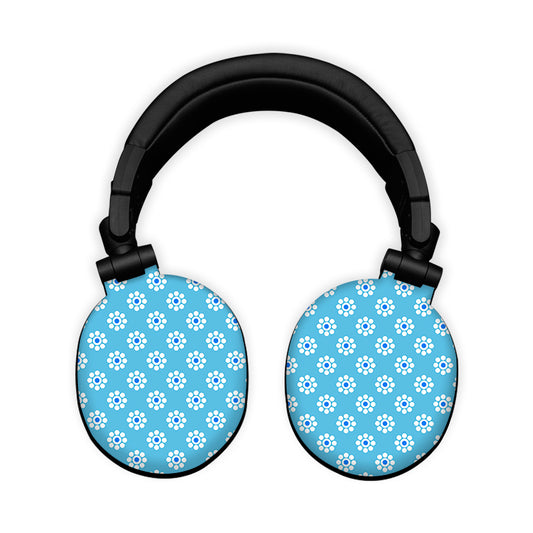Blue Flowers Headphone Skin