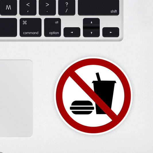 No Junk Laptop Sticker