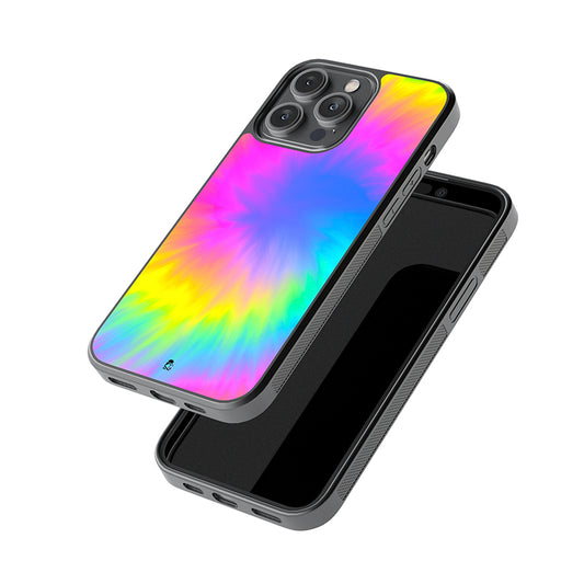 Rainbow Tie & Dye Glossy Metal Case