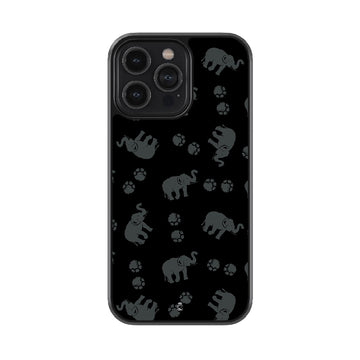 Grey Elephant Glossy Metal Case