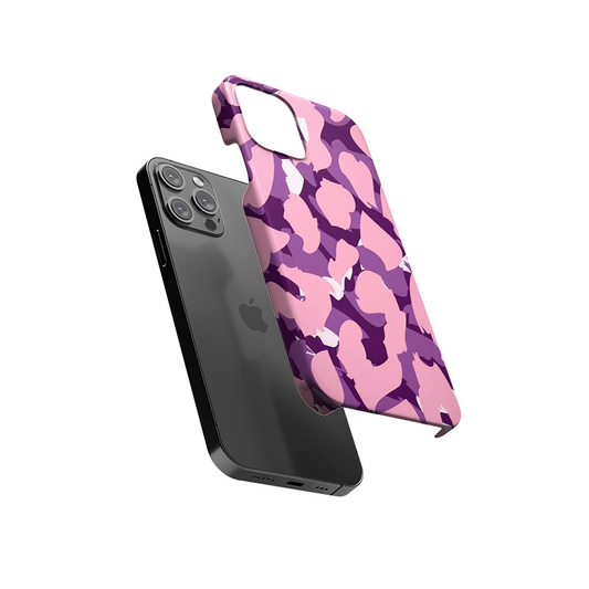 Pink, Purple Smudge Art Slim Hard Case