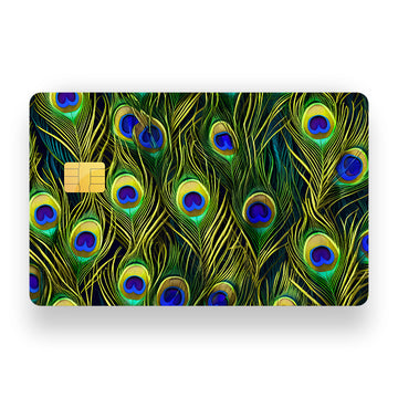 Peacock Feather Debit Card Skin